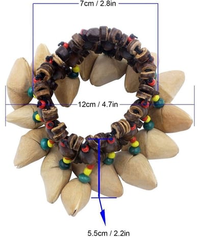 Dailygoods - Handgemaakte Afrikaanse Drum Armband met Moer Shell