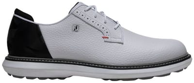Footjoy Heren Golfschoenen Traditions Wit Zwart Rood
