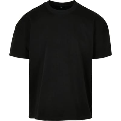 Build Your Brand - Ultra Heavy Cotton Box T-Shirt - Black maat S