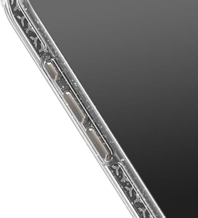 Force Case, Hoesje geschikt voor iPhone 17 Pro Max - Air Xtrem MagSafe Versterkt & Glitter 4m, Transparant