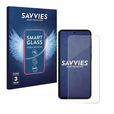 3 Stuks Savvies Screenprotector - geschikt voor Samsung Galaxy A37 5G - beschermfolie glas transparant