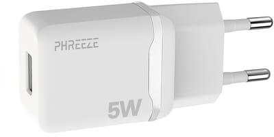 5v 1a adapter - Gecertificeerde usb stekker - Usb oplader - Compact - Phreeze 5w usb adapter
