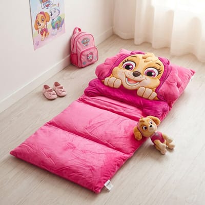 Blanket Slaapmatje Paw Patrol Skye 3D 58x137cm – Ultra-Zachte Velboa – Officiële Licentie