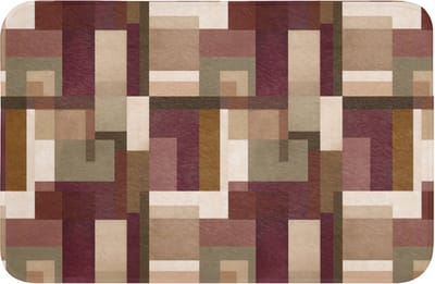 WC mat 60x40 cm - Antislip - Modern - Geometrie - Kleurrijk - Toiletmat - Vloermat - Douchemat - Toilet tapijt - Toiletmatten