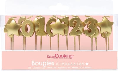 ScrapCooking Gouden Kaarsen pk/15