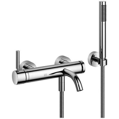 Dornbracht Meta single-lever bath mixer for wall mounting with shower set 33233660-00