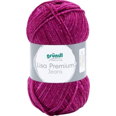 Gründl Wol "Lisa Premium Jeans" - Fuchsia Gemotiveerd