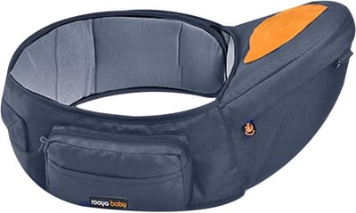 Ergonomische Babydrager voor Baby's van 0-36 Maanden - Multifunctionele, Verstelbare Heupdrager met Zijzak - Geschikt voor Wandelen en Reizen