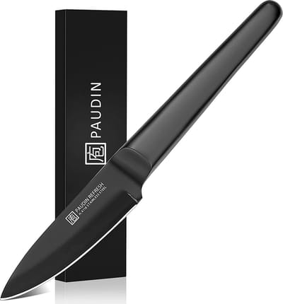 PAUDIN RC5 Professioneel Groentemes 9 cm - Japans mes - Schilmes - Keramisch Gecoat
