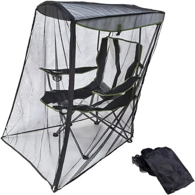 Muggennetten Geschikt voor parasolstoelen, hoezen Geschikt voor campingstoelen, muggenwerende tenten, draagbare ultralichte muggententen, Geschikt voor campingstoelen met zonnescherm.