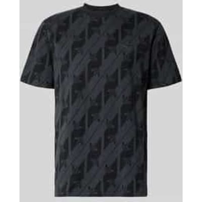 T-shirt van puur katoen model 'MONOGRAMM AOP'