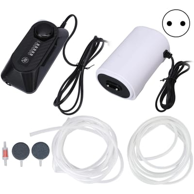 Ozoniseur réglable pour aquarium, mini générateur d'ozone pour purifier l'eau et éliminer les odeurs et les algues white