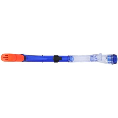 Halfdroog Rubber Zwem Snorkel Adembuis voor Duiken Zwemmen Trainingsapparatuur Snorkel blue