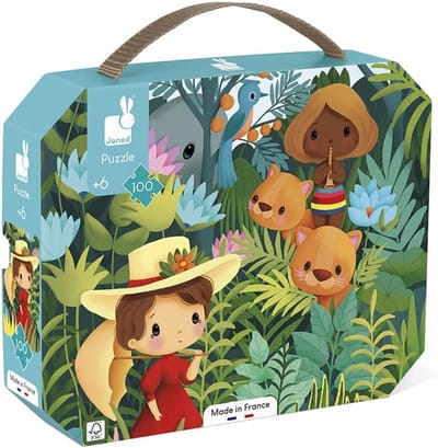Kindertjes Puzzel - Educatief Spel - Geduld Ontwikkelen - FSC Gecertificeerd - 40x50 cm - Veelkleurig