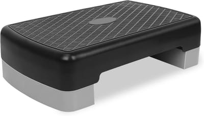 Quvo® Stepper Fitness - Fitness - Grijs/Zwart- 46cm x 28cm x 11cm