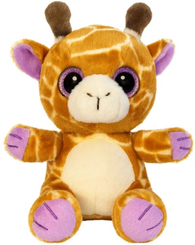 Giraffe Glitterogen Pluche Knuffel 25 cm - Speelgoed Knuffels voor Kinderen Jongens Meisjes - Knuffeldieren Animal Plush