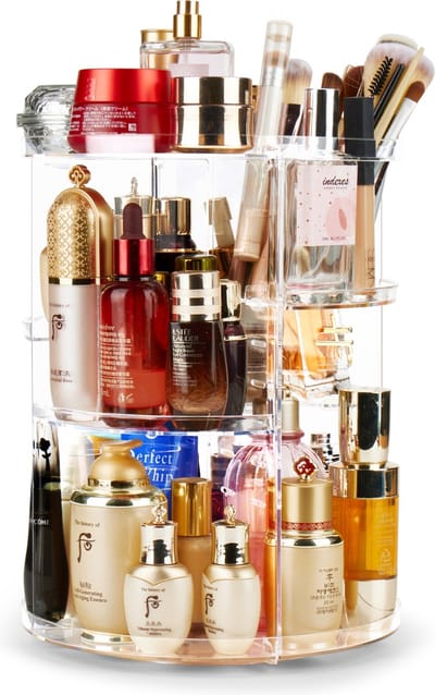 Behave Make Up Organizer - Skincare Organizer - Organizer Make Up - Transparant - 360º Draaibaar
