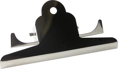 LPC Papierklem Klembordklem - zilver - 145 mm -10 stuks