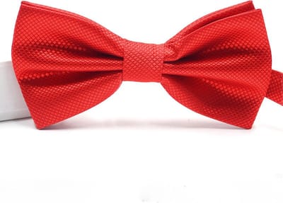 Sorprese Vlinderdas - kleine ruit - rood - strik - vlinderstrik