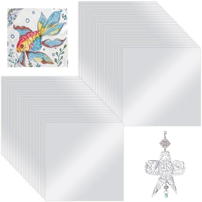 Dailygoods- Reliëffolie 100 Stuks - Aluminiumfolie 15 x 15 cm - Robuuste Folie - Voor Schilderen/Graveren - Kunsthandwerk - Luxe Afwerking