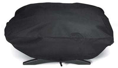 BBQ Hoes Waterdicht - Rond - Draagbare Beschermhoes - UV-bestendig - 67.1 x 44 x 32 cm - Zwart