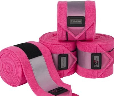 LeMieux Spectrum Polo Bandages Grey/Watermelon - L