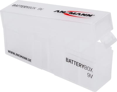 Ansmann Opbergdoos voor maximaal 6x 9V blokbatterijen en oplaadbare batterijen