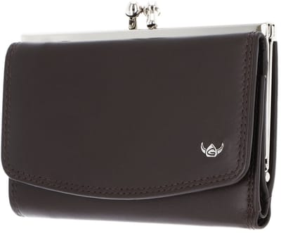 Golden Head Leren portemonnee Polo RFID Protect Bügelbörse 2255 Dunkelbraun donkerbruin