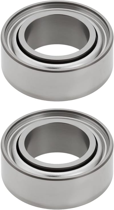 Allecto - Vervangende Lagers - 2Pcs set - 4x7x2.5mm - voor Shimano - onderdelen - geschikt voor Vanford en Rarenium - lagers