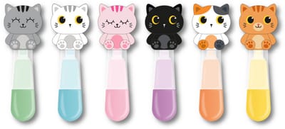 iTotal Highlighters CAT 6 pcs-set Kat markeerstiften