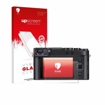 upscreen - Screenprotector voor Leica D-Lux 8 - Folie Beschermfolie Beschermglas transparant