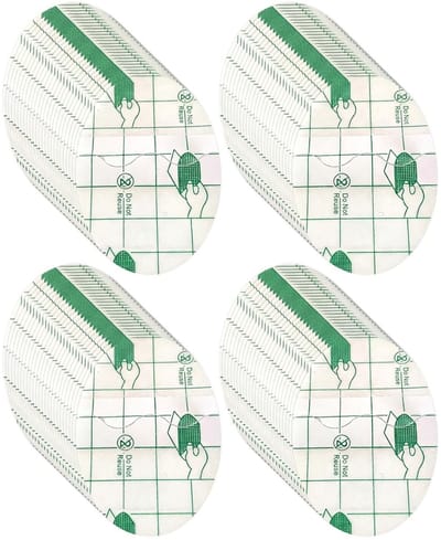 Dailygoods- Oorpleisters Waterdicht - Oorbescherming - Wegwerpoorpatches - Huidvriendelijk - 100 Stuks - Transparant - Oorstickers