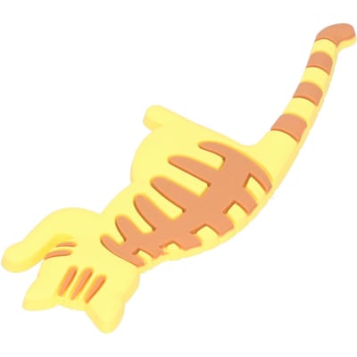 Aimant de réfrigérateur Forme de chat mignon Crochet aimanté pour réfrigérateur Décoration de réfrigérateur pour la maison et la cuisine Type 2 yellow