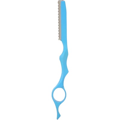 Rasoir amincissant pour cheveux Professionnel Coiffure Épilation Rasoir Couteau Texturisation Coupe bleu