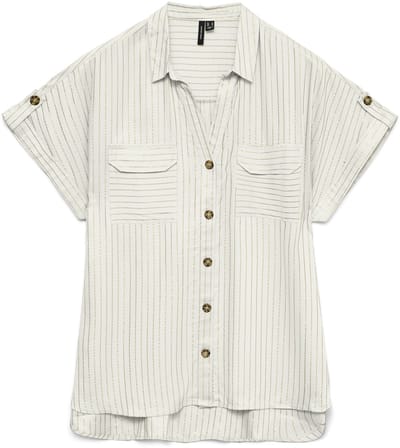 VERO MODA - VMBUMPY SS SHIRT AOP WVN NOOS - Dames - Blouses