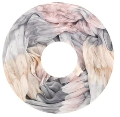 Dunne Colsjaal - Print - (33687#) - Grijs