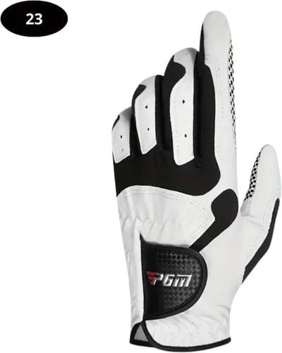 Nivard Golfhandschoenen - Golf Accessoires - Handschoen AntiSlip - Heren - Wit Links - Maat M