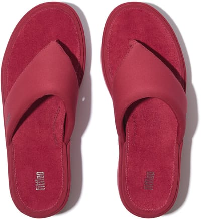 FitFlop FitFlop Platfforms Wedge Toe-Post Sandals ROOD - Maat 42