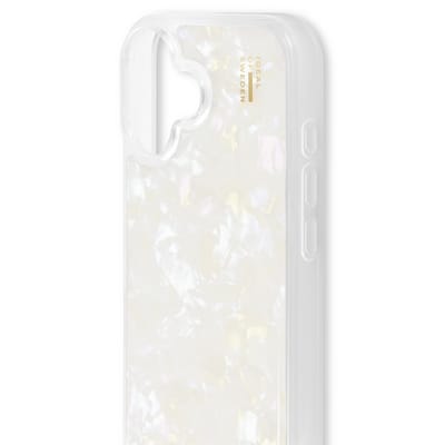 iDeal of Sweden Pearlized Case geschikt voor Apple iPhone 16 - Wit