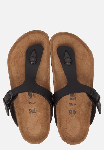 Birkenstock Birkenstock Gizeh zwart Birko-Flor