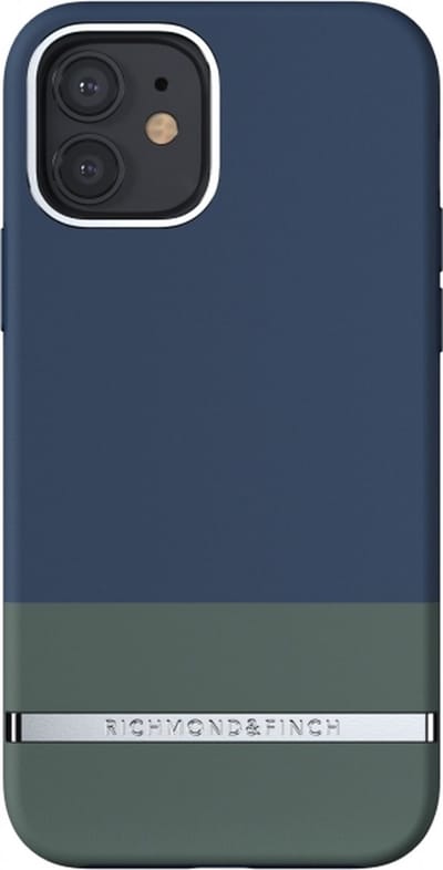 Richmond & Finch Dual Block hoesje voor iPhone 12 en iPhone 12 Pro - blauw