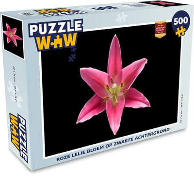 Puzzel Bloemen - Lelie - Roze - Legpuzzel - Puzzel 500 stukjes