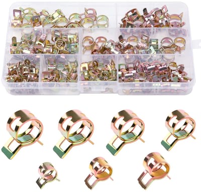 Store_9 - Brandstofslang Klemmen - Voor meerdere toepassingen - Compact formaat - 118 stuks - Herbruikbare slangklemmen - Geschikt voor voertuigen ...
