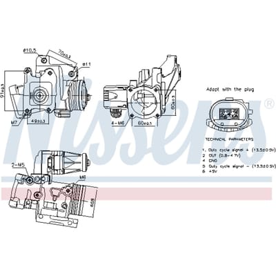 EGR-klep NISSENS 98387