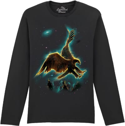 Adelaar Heelal Eagle Galaxy The Coloured House Longsleeve T-shirt XXL