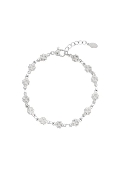 Klaveren geluks armband voor dames- stainless steel armband