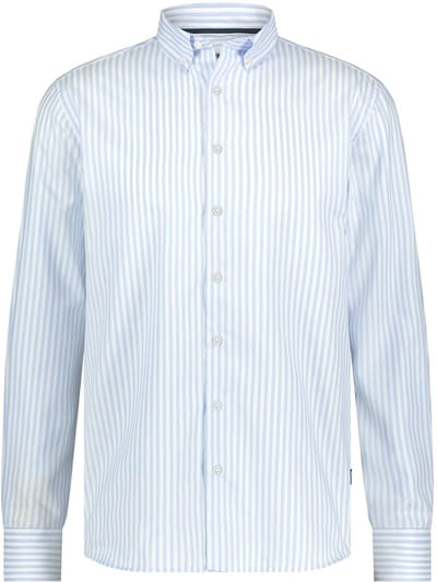 State Of Art Dobby Overhemd Streep Lichtblauw - Maat S - Heren - Overhemden Casual