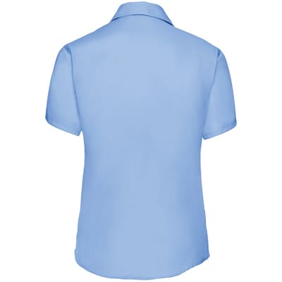 Russell Collectie Dames/Dames Korte Mouwen Ultiem Niet-Ijzershirt (Heldere lucht)