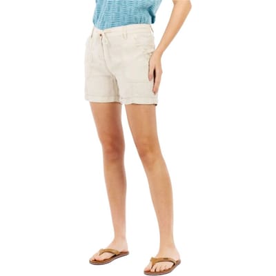 Protest PRTRue – Korte broek Dames – Tailleband elastiek – Knoopsluiting – Wit