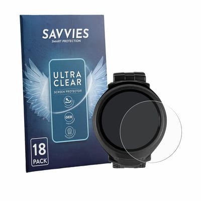 Savvies - Screenprotector voor Mares Puck Lite - Folie Beschermfolie transparant 18 Stuks